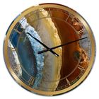Mineral Slice Xv Oversized Fashion Wall Clock, , alternate image number null