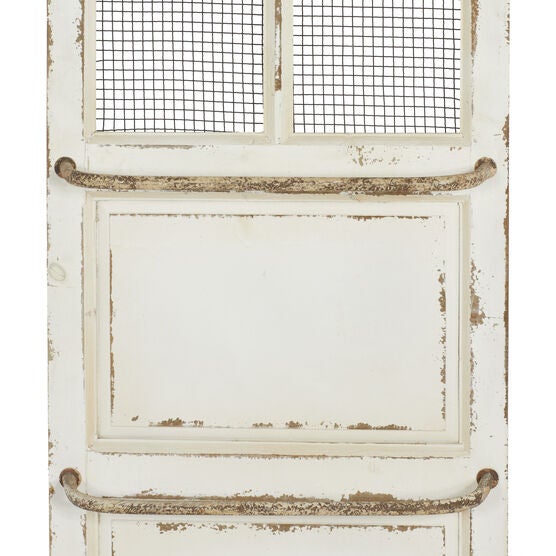 Cream Farmhouse Abstract Wood Wall Décor, , alternate image number null