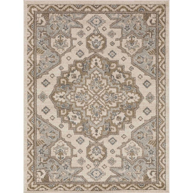 Traditional Laughton Area Rug, Grey | Brylane Home