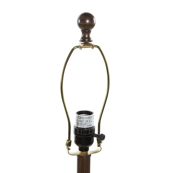 Set Of 3 Brown Polystone Traditional Floor Lamp, , alternate image number null
