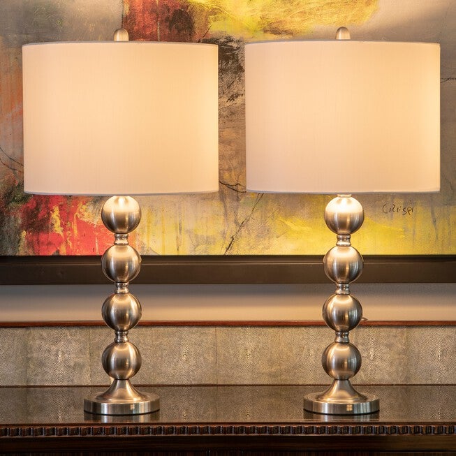 BS Stacked Ball 2-Pack Table Lamps, , on-hover image number null