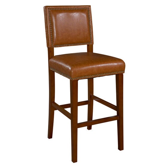 Brook Counter Stool 24&quot;H, BROWN CARAMEL
