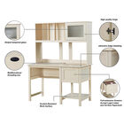 Ansel 47" Writing Desk With Hutch Writing Desk, , alternate image number null