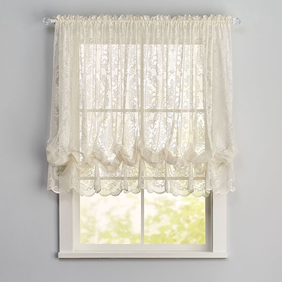 Vintage Lace Balloon Shade Brylane Home, Vintage Lace Balloon Curtains