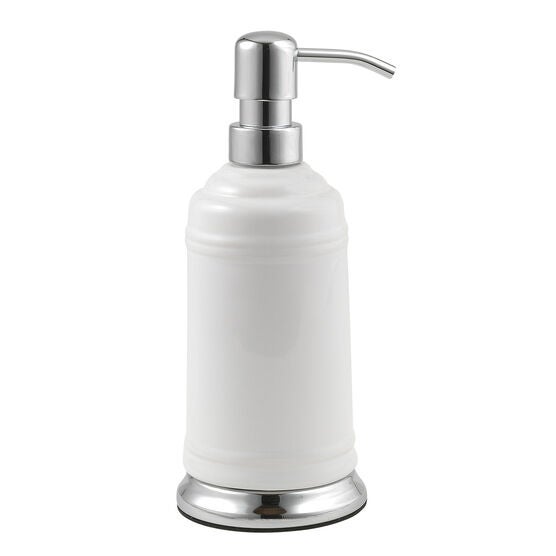 Isabella Lotion Pump, WHITE CHROME Isabella Lotion Pump, WHITE CHROME