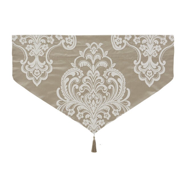 Potenza Sand Window Ascot Valance, SAND, alternate image number 4