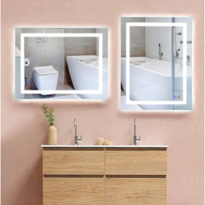 Bathroom Vanity Mirror With Anti-Fog, O, hi-res image number null