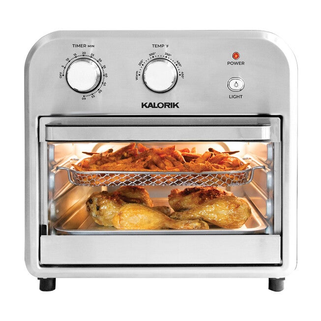 Kalorik 12 Quart Air Fryer Oven, Black/Stainless Steel, , alternate image number 6