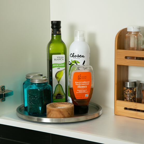 Lazy Susan - Single Tier Stainless Steel, , alternate image number null