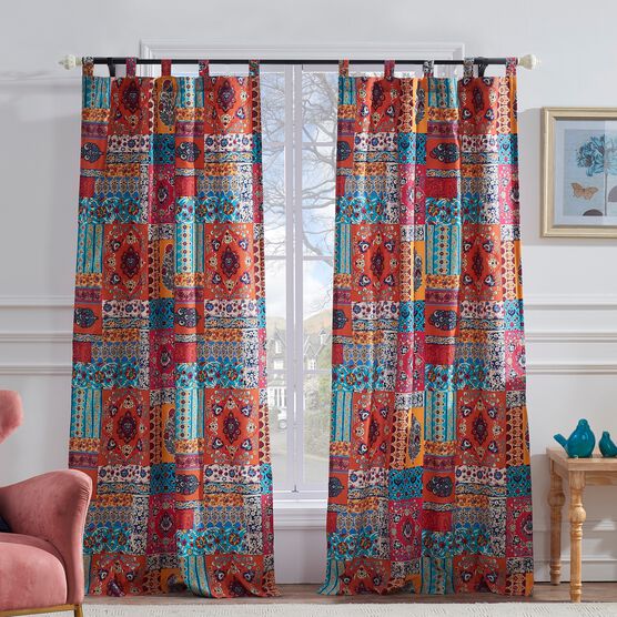 Indie Spice Curtain Panel Pair , SPICE, hi-res image number null