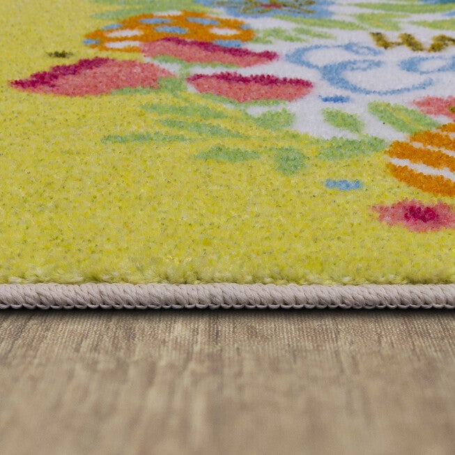 Easter Wreath Multi Kitchen Rug, , alternate image number null