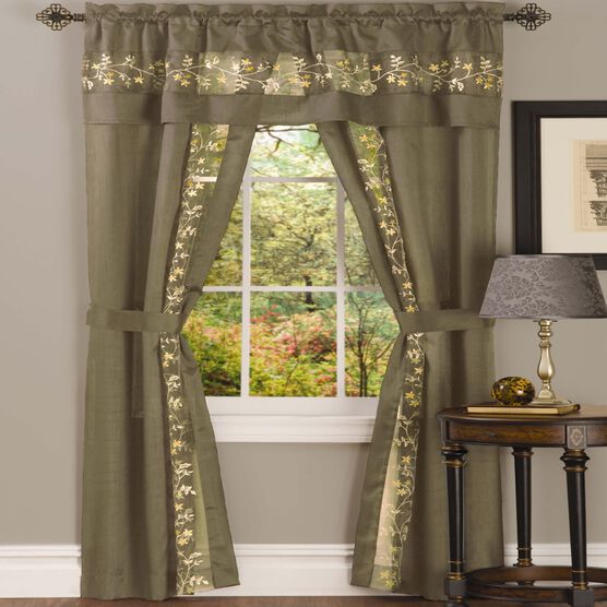 Fairfield 5 Piece Window Curtain Set Brylane Home