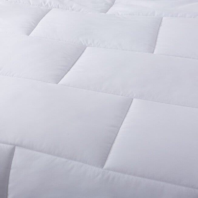 Subway Tile Down Alternative Comforter, White, , alternate image number 6