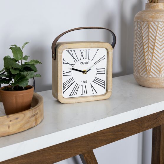 Farmhouse 9.5" Dean Table Clock, , alternate image number null