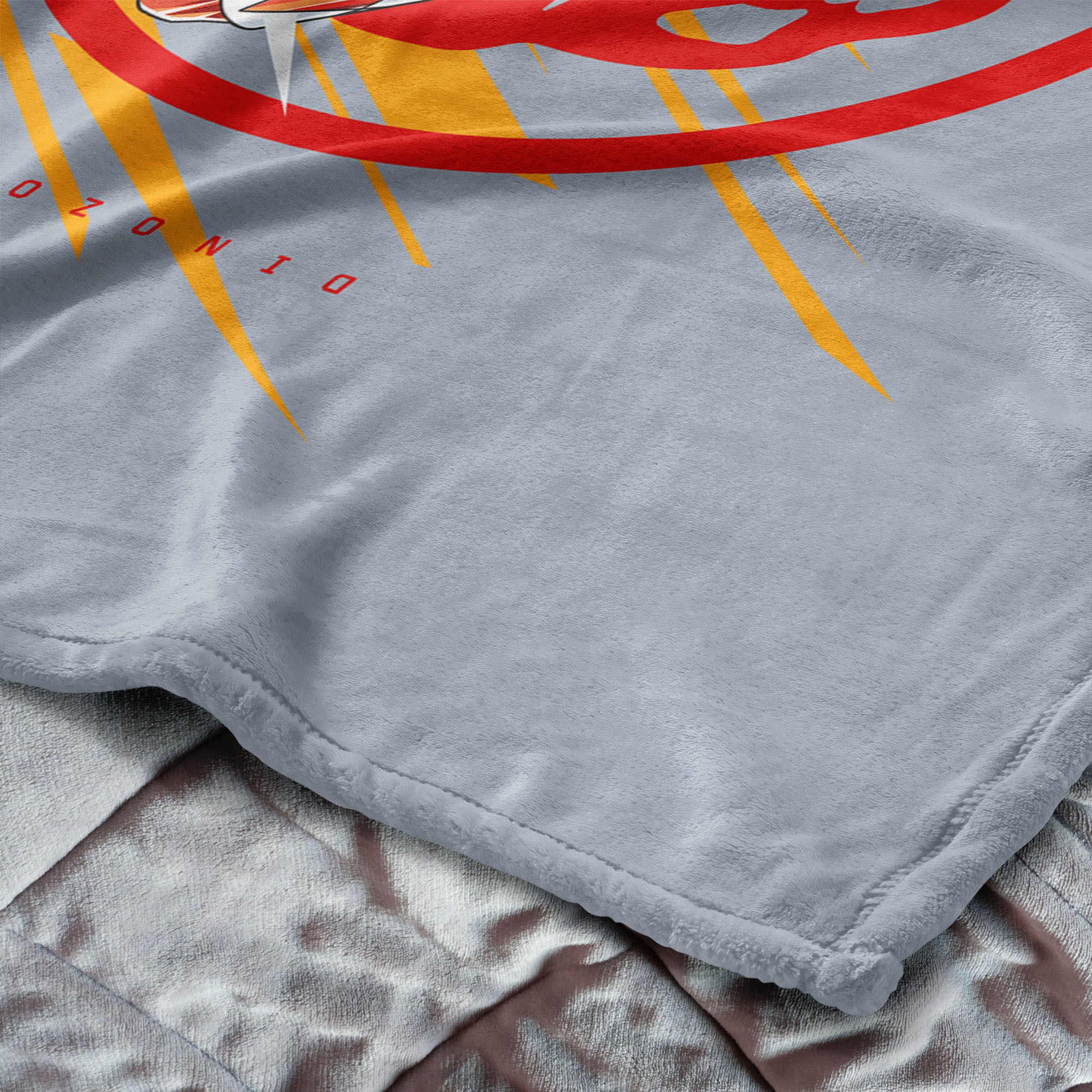 Hasbro Power Rangers Red Ranger Silk Touch Throw Blanket 40X50 Inches, GRAY, alternate image number 4