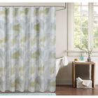 Palms Shower Curtain, BLUE GREEN WHITE, hi-res image number null