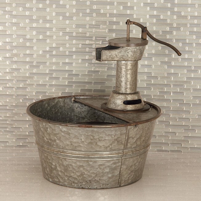 Grey Iron Farmhouse Fountain, , alternate image number null