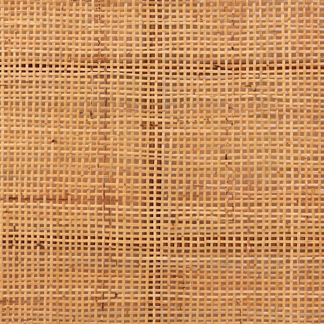 Caspia Bohemian Natural Rattan and Mahogany Wood Queen Size Headboard, LIGHT, alternate image number null