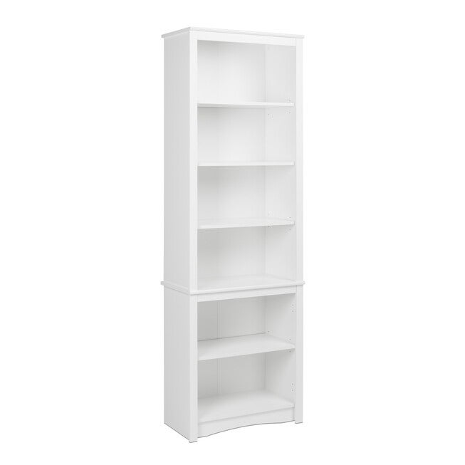 Tall Bookcase, White, , on-hover image number 1