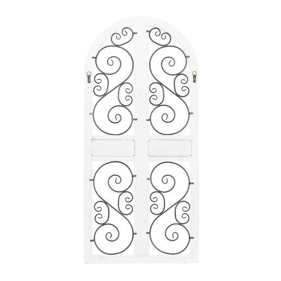 Grey Vintage Ornamental Wood Wall Décor, , on-hover image number null