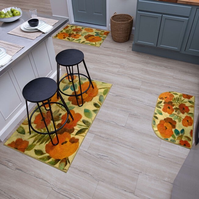 Peaceful Garden Kitchen Rug, , alternate image number null