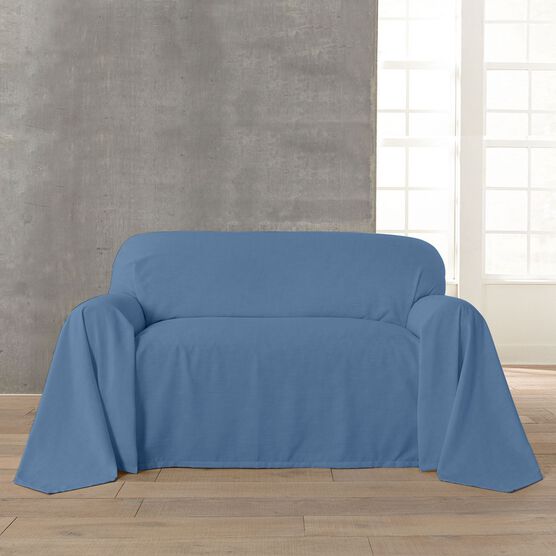Dani Dropcloth-Style Loveseat Cover , Dani Dropcloth-Style Loveseat Cover ,