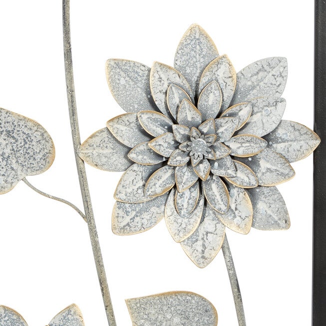 Set Of 2 Grey Metal Contemporary Wall Decor, , alternate image number 5