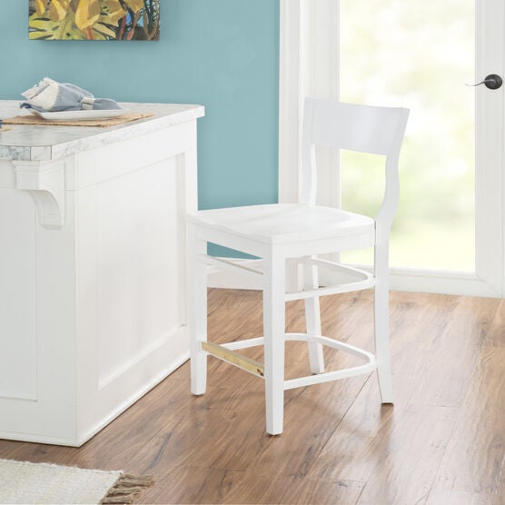 Chandler Counter Stool White Set of 2, , alternate image number null
