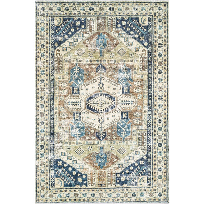 Erin Rug 5' x 7 feet 6 inches, MOSS, hi-res image number null