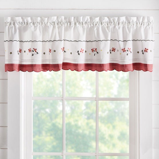 Gingham Valance, Gingham Valance,