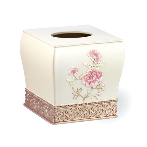 Dublin Rose Tissue Box, BEIGE, hi-res image number null