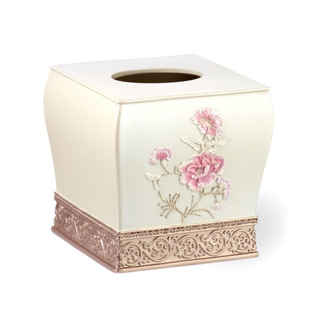 Dublin Rose Tissue Box, BEIGE, hi-res image number null