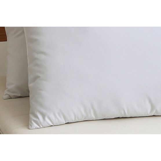Twin Pack Duck Down Blended Bed Pillows with Cotton Cover, , alternate image number null