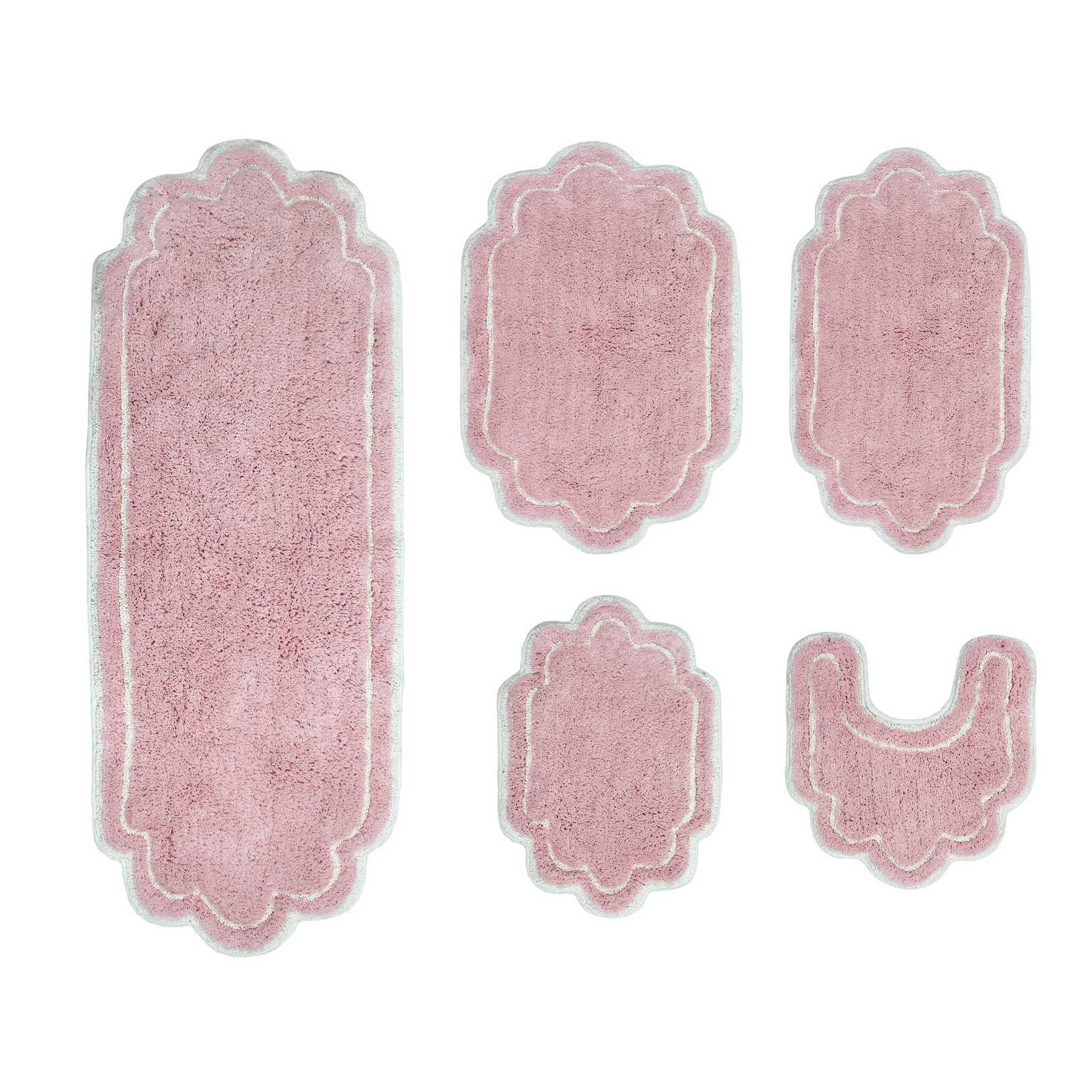 Allure 5 Piece Set Bath Rug Collection