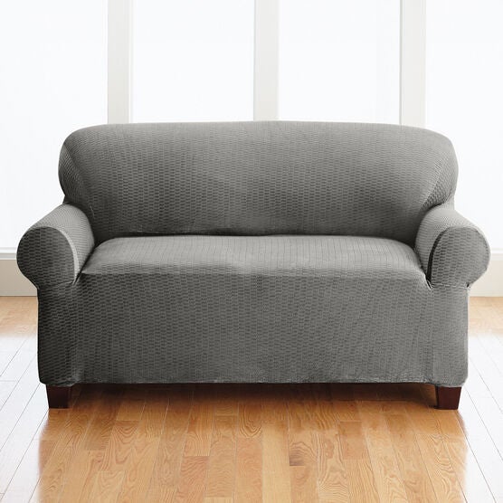 BH Studio Brighton Stretch Loveseat Slipcover, 
