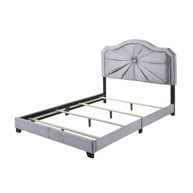 Queen Bed, GRAY, hi-res image number 0