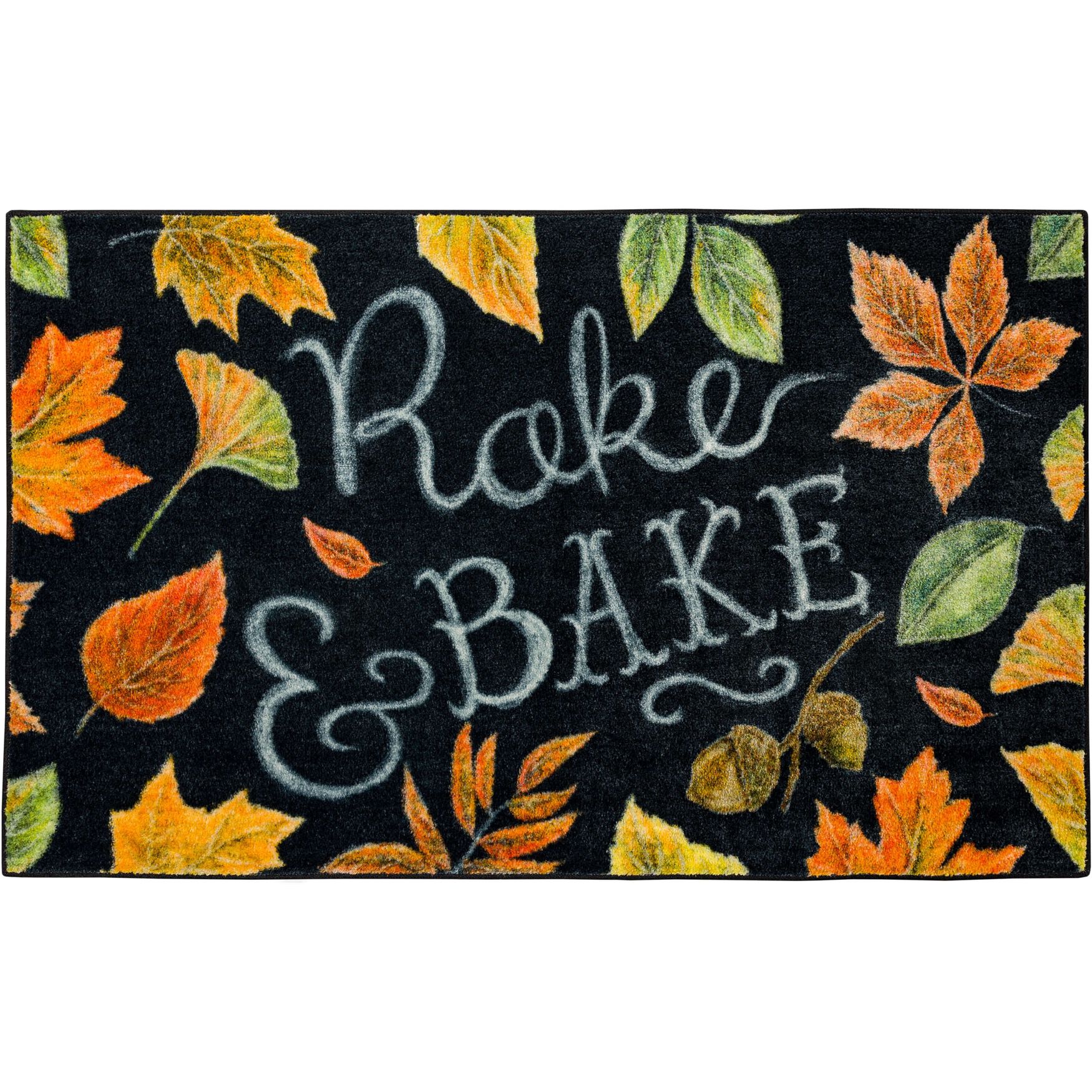 Seasonal Rake & Bake Kitchen Rug, 4495958 | Brylane Home