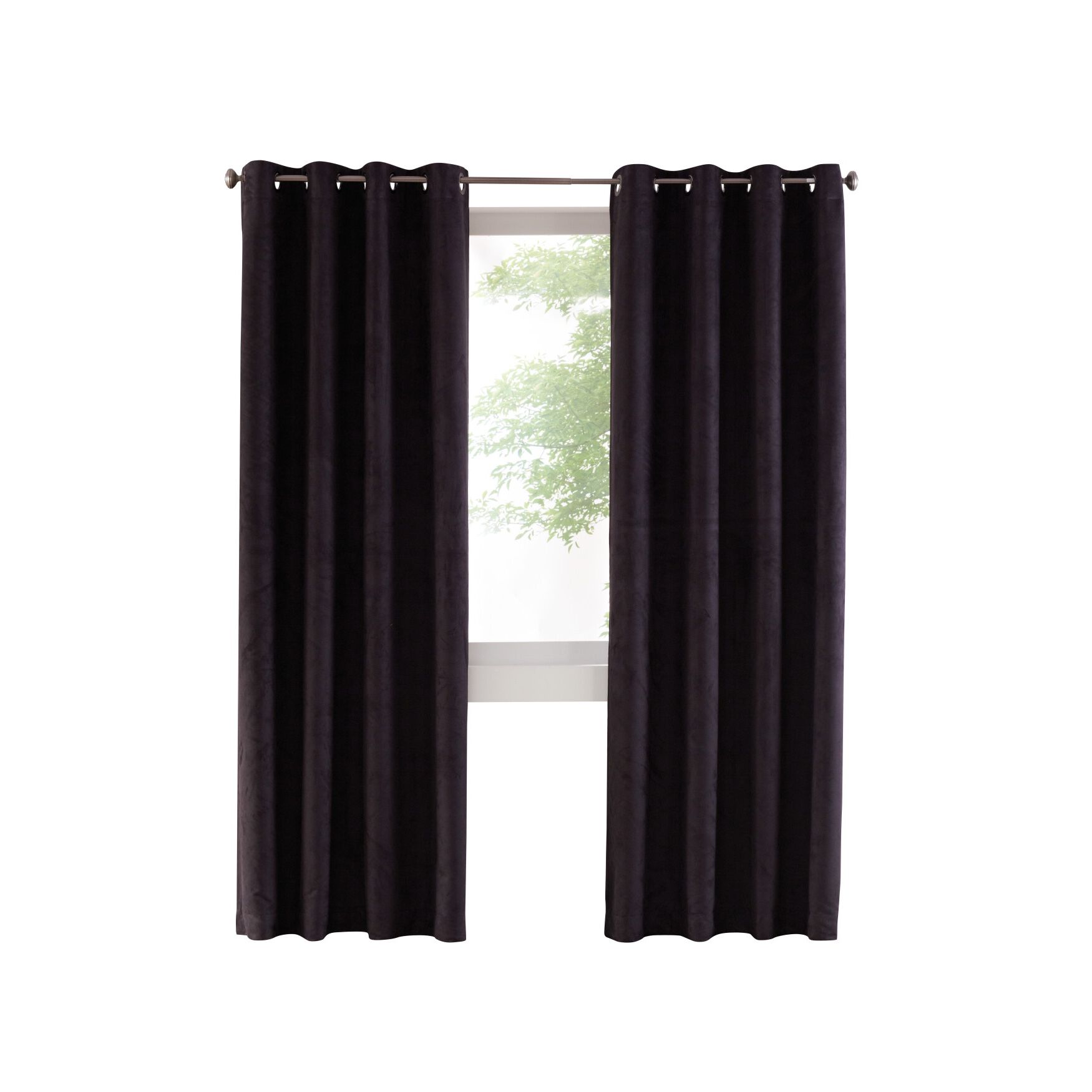 Navar Blackout Grommet Curtain Panel, , on-hover image number 1