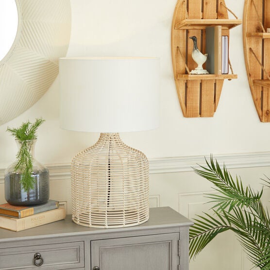 Beige Coastal Table Lamp, , alternate image number null
