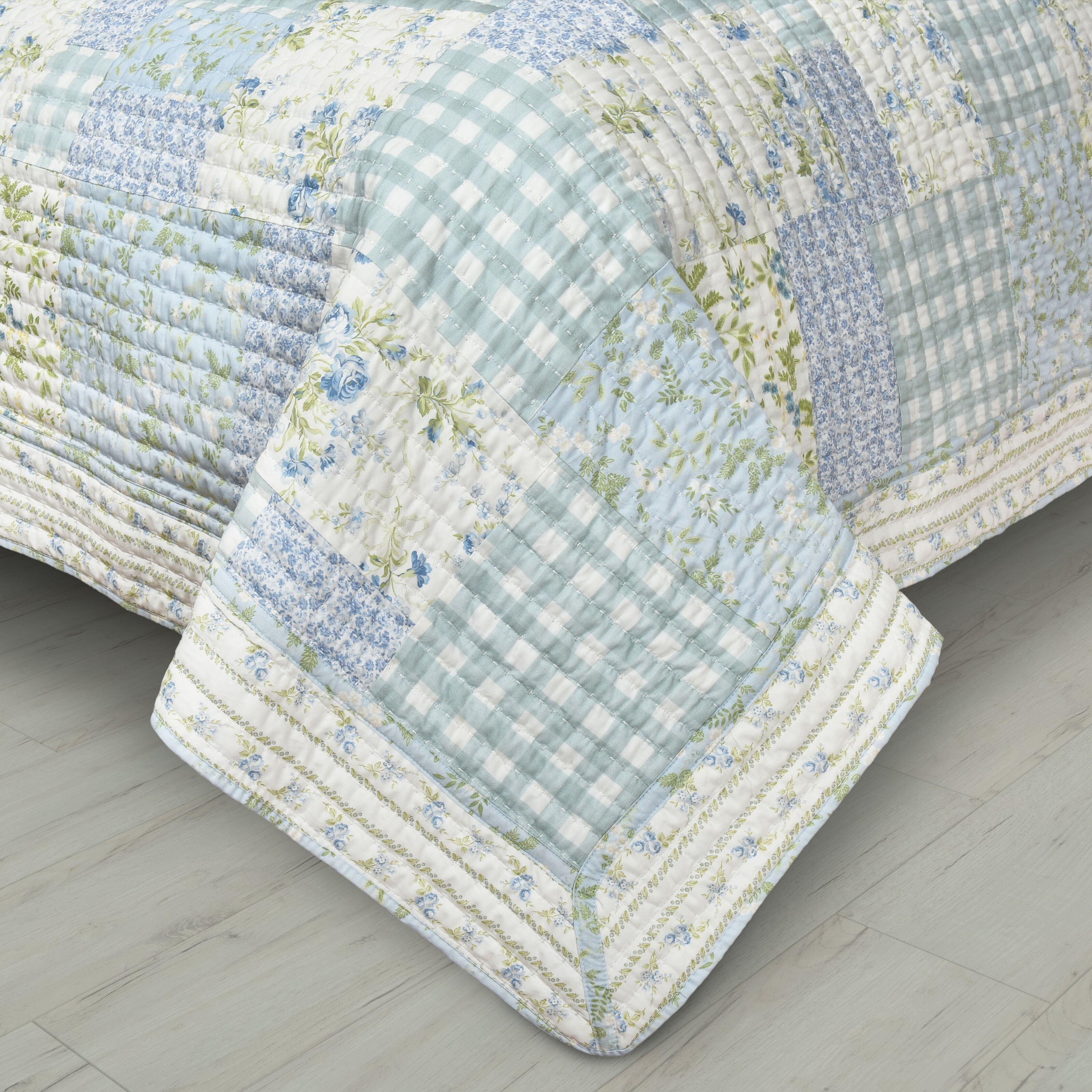 KARALENA QUILT, BLUE, alternate image number 1