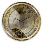 Glam Gold Desert Neutral Glam Wall Clock, , alternate image number null