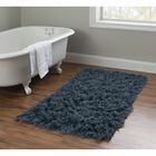 Flokati Denim Blue Rug, , on-hover image number null