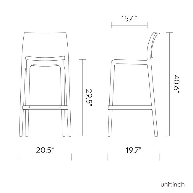Rue Bar Stool, TAUPE, alternate image number 4