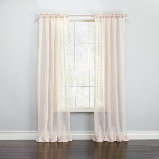 BH Studio Sheer Voile Rod-Pocket Panel, BH Studio Sheer Voile Rod-Pocket Panel,