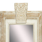 Set Of 4 Brown Wood Vintage Wall Mirror, , alternate image number 8