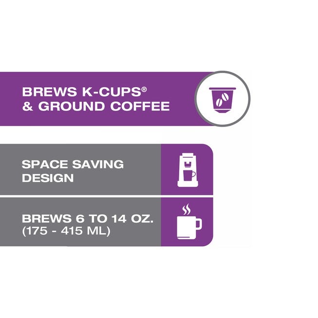Salton® 2-in-1 Single Serve Coffee Maker, , alternate image number null