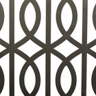 Set Of 4 Black Wood Contemporary Wall Decor, , alternate image number null