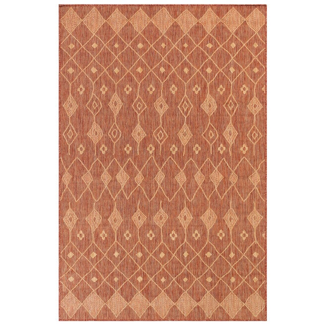 Liora Manne Carmel Marrakech Indoor/Outdoor Rug, RED, hi-res image number null