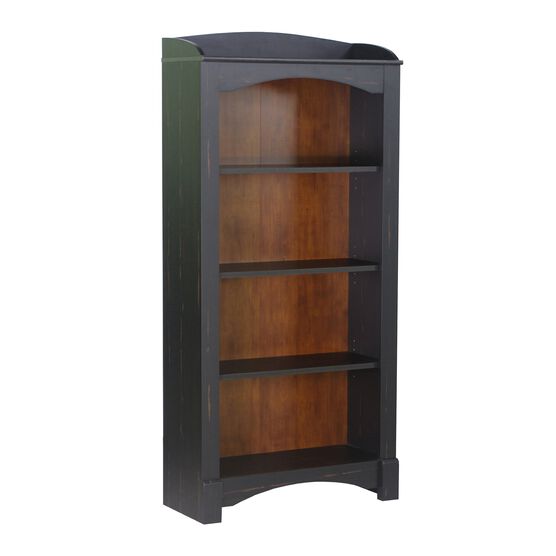 Hawksbury 4-Shelf Bookcase Bookcase, ANTIQUE BLACK, hi-res image number null
