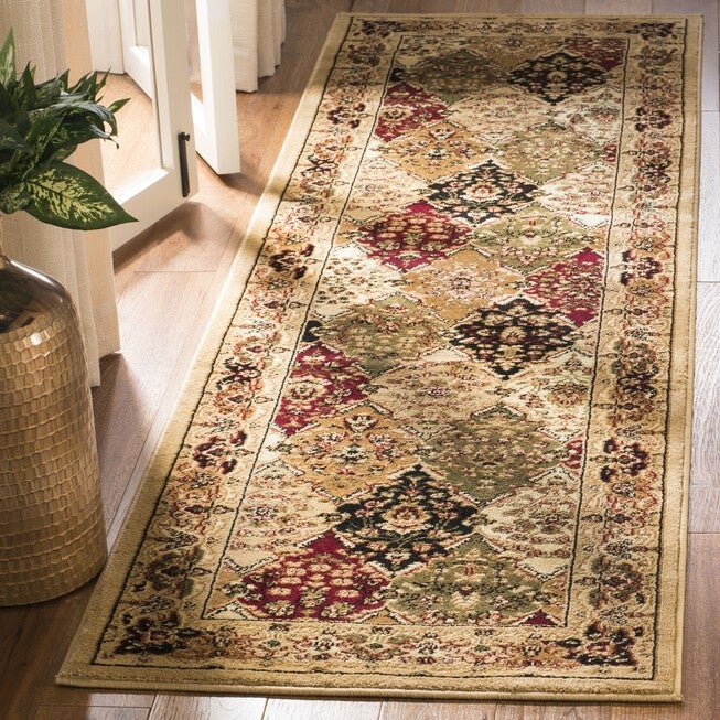 Lyndhurst 221 Multi / Beige 2'-3 inches X 12' Runner Rug, , on-hover image number null